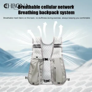 Running Vest With Multiple Pocket Lightweight Reflective