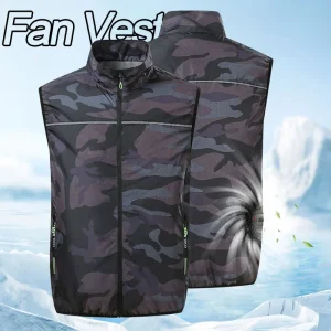 Cooling Fan Vest Hiking Air-conditioned Clothes