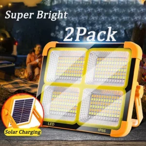 LED Solar Floodlight USB Rechargeable